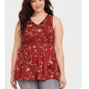 Torrid Babydoll Tank